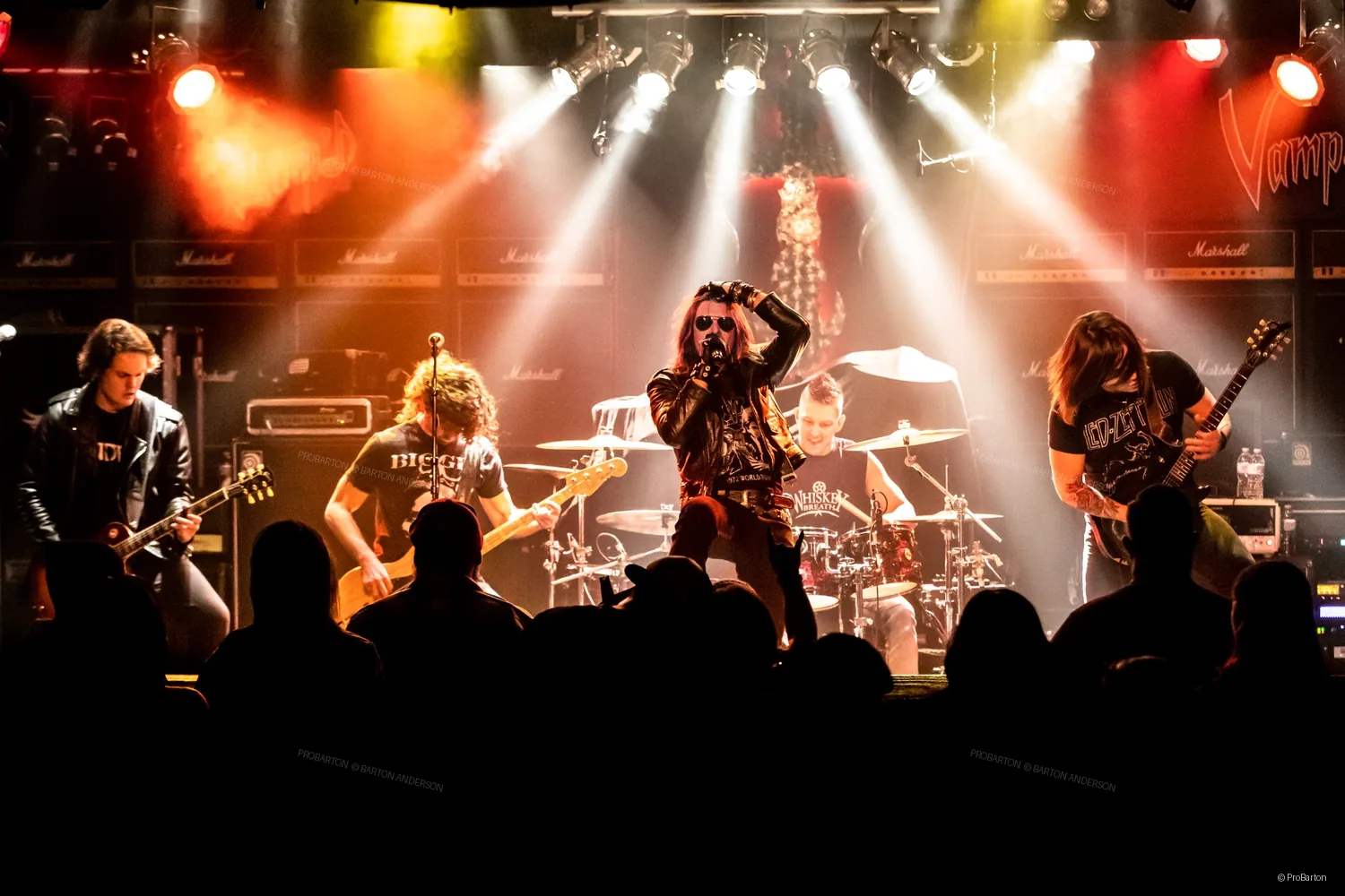 Crash Midnight performing live as a full band