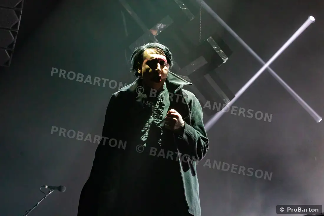 Marilyn Manson live concert photograph
