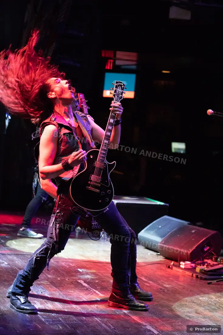 Live rock performance photograph