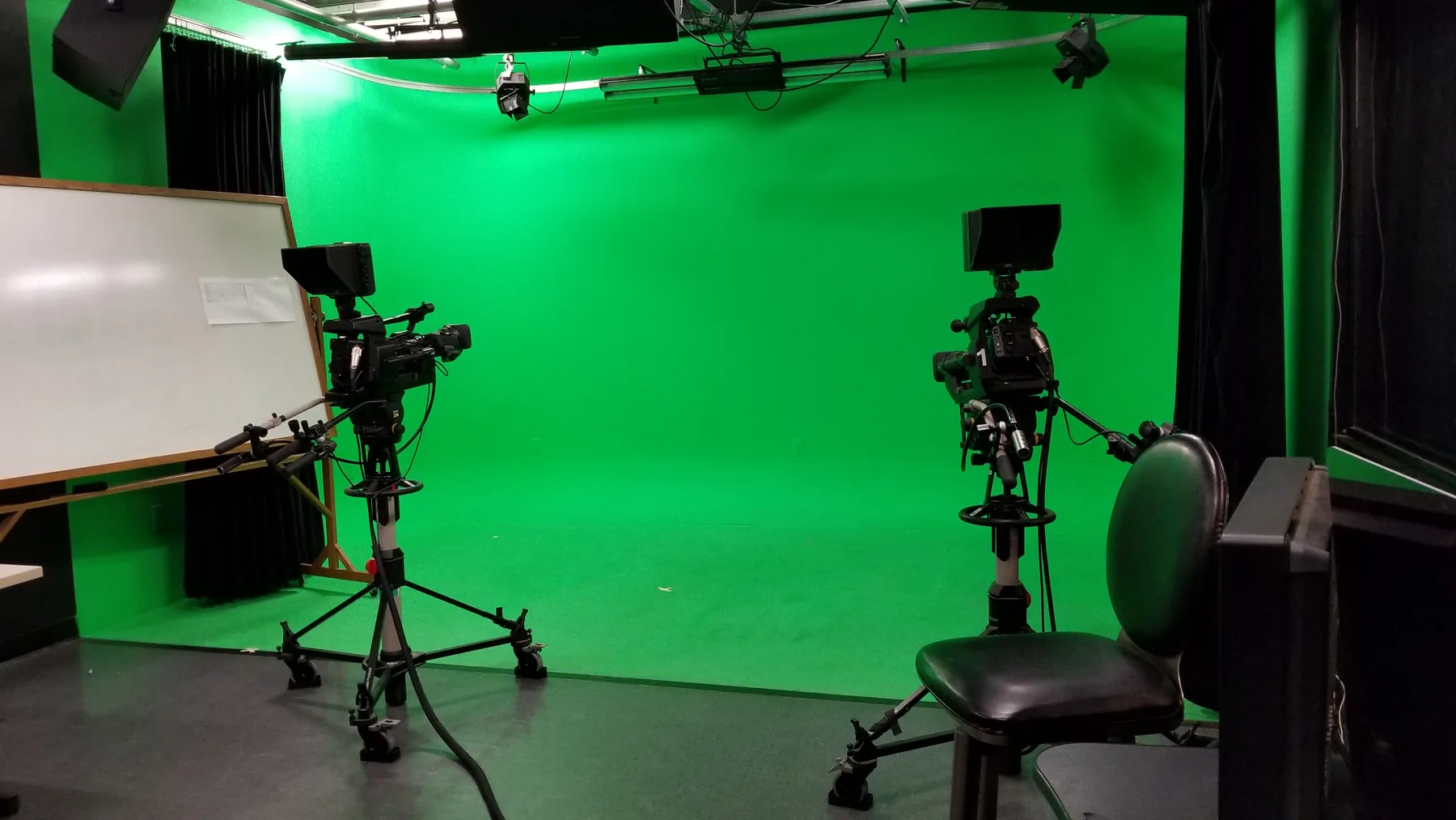 Commercial photography studio production