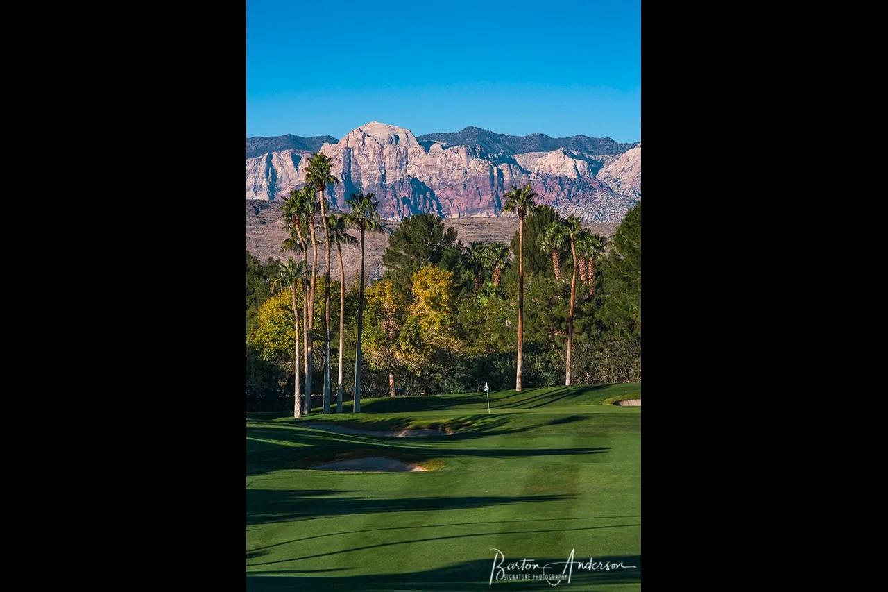 Golf course scenic photography