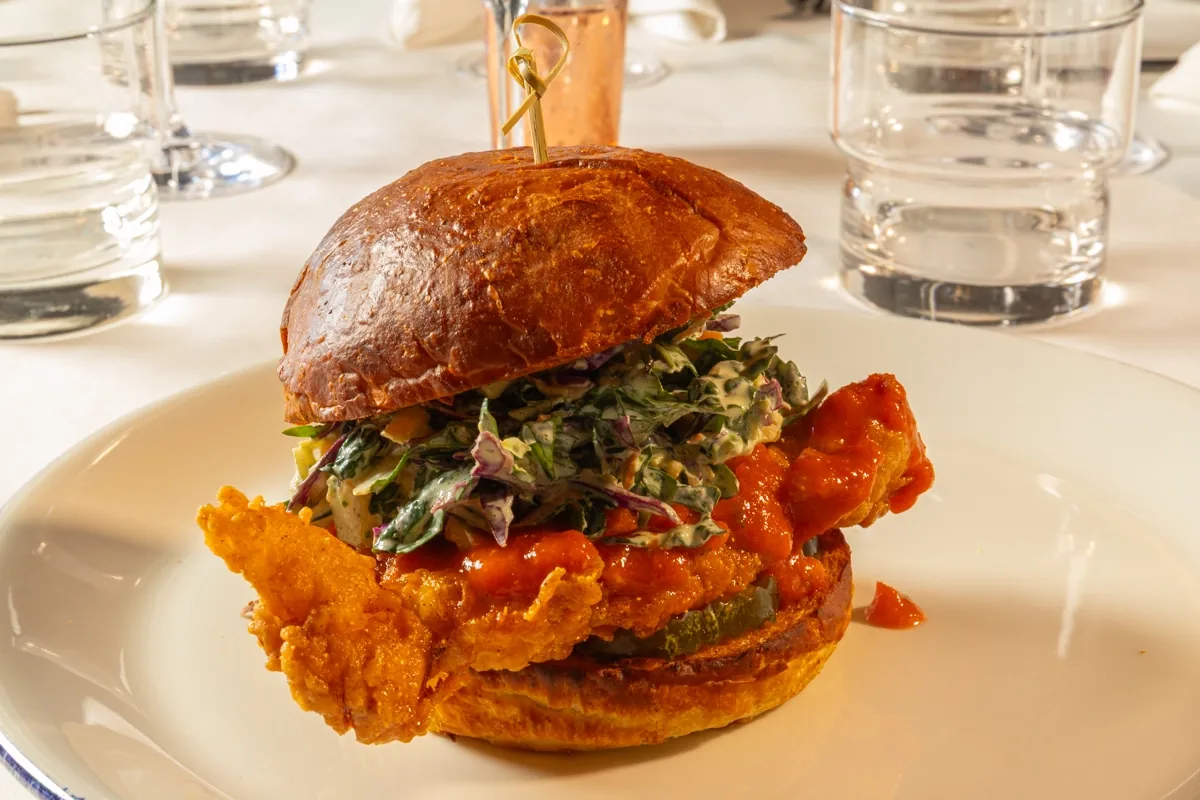 Restaurant burger photography