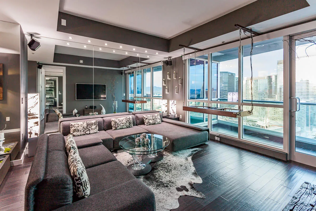 High-rise real estate interior