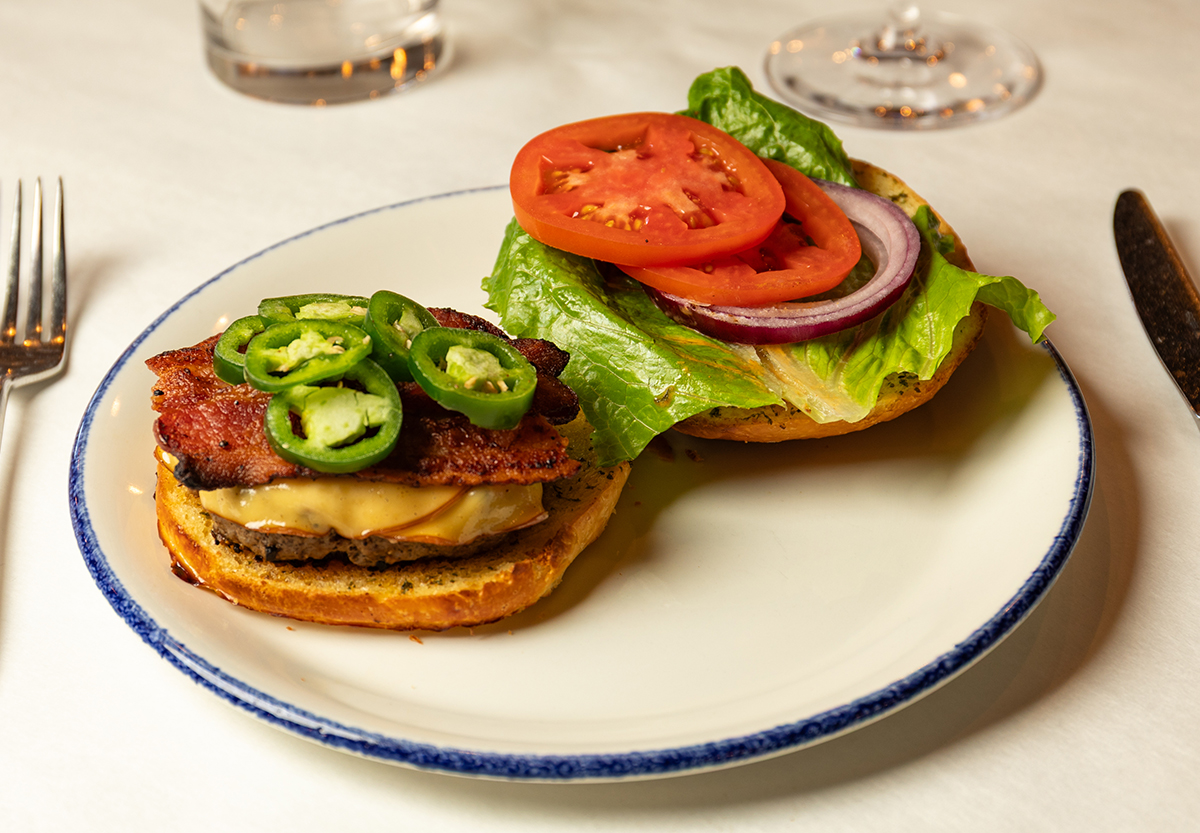 Chef-forward plating presentation