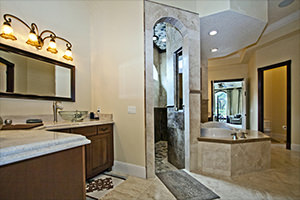 Pool and patio twilight style